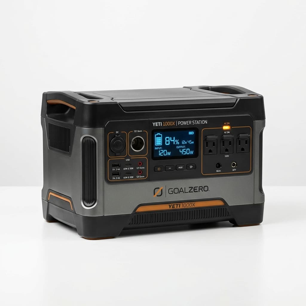 תחנת כוח ניידת 2400W סוללת ליתיום (0% רעש / 0% דלק)