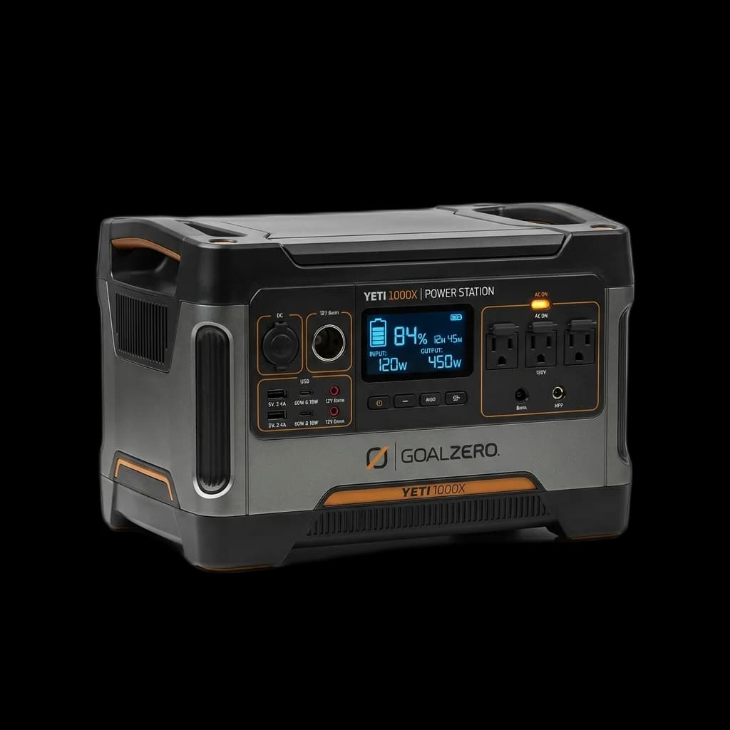 תחנת כוח ניידת 2400W סוללת ליתיום (0% רעש / 0% דלק)